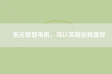 東元智慧電機，可以實現(xiàn)遠程遙控
