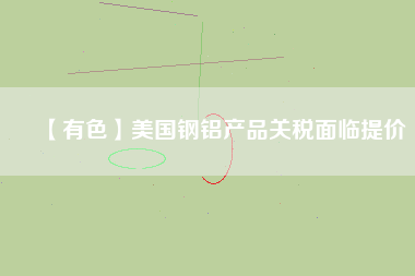 【有色】美國(guó)鋼鋁產(chǎn)品關(guān)稅面臨提價(jià)